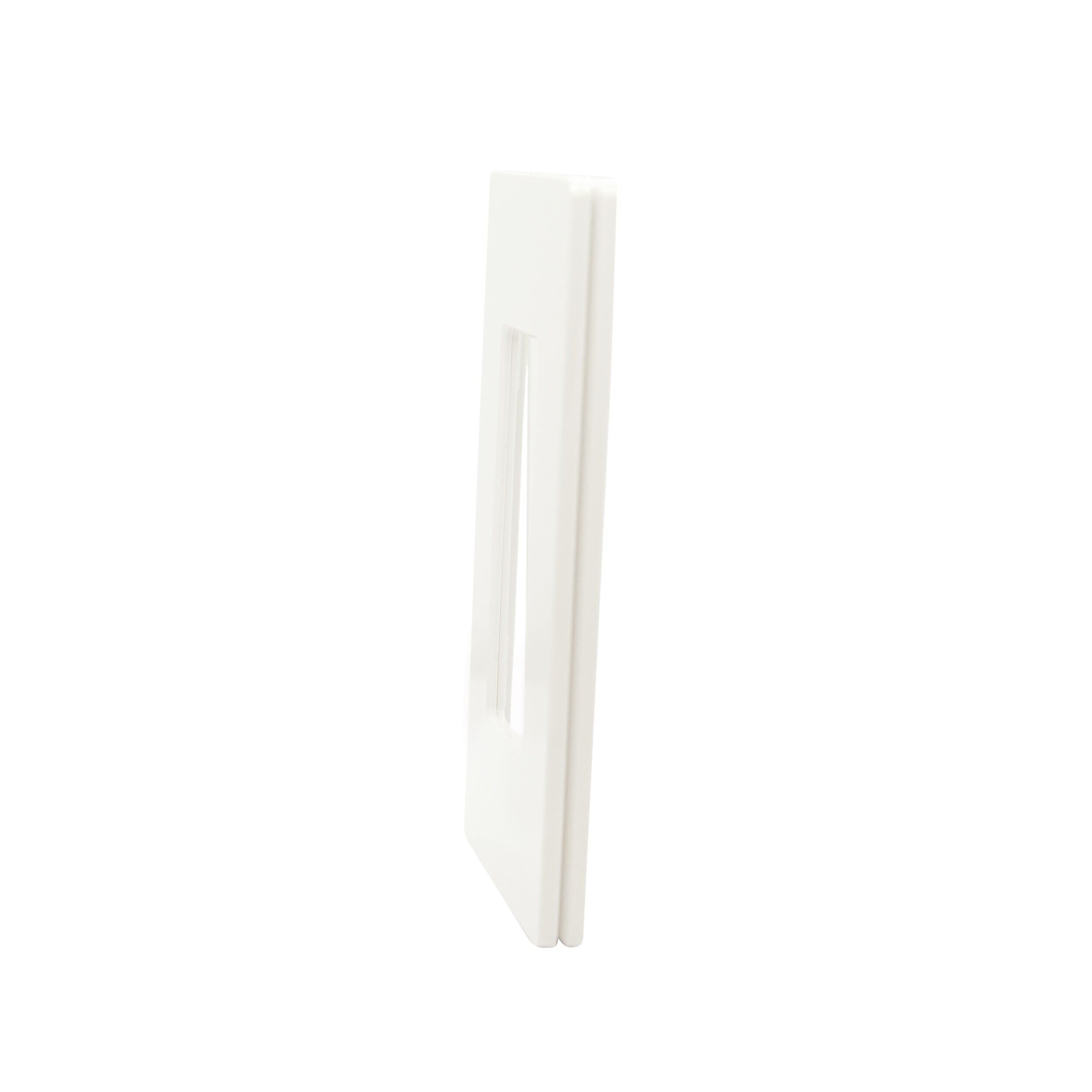 Lutron CW-1-WH Claro 1-Gang Screwless Decorator Wall Plate Midway Size Gloss White