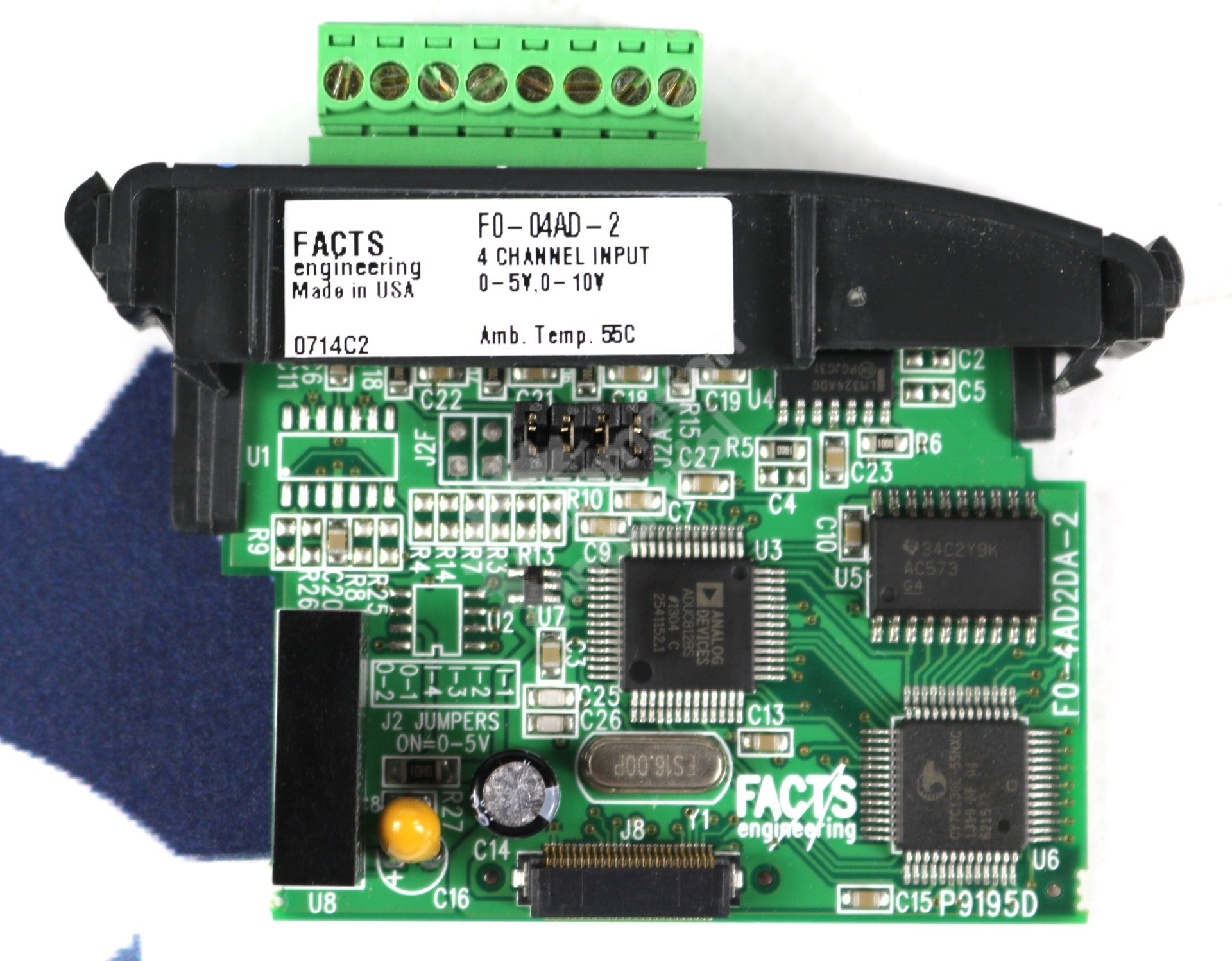 F0-04AD-2 by Facts Engineering 5-10VDC 4 Channel Analog Input Module DL05/06