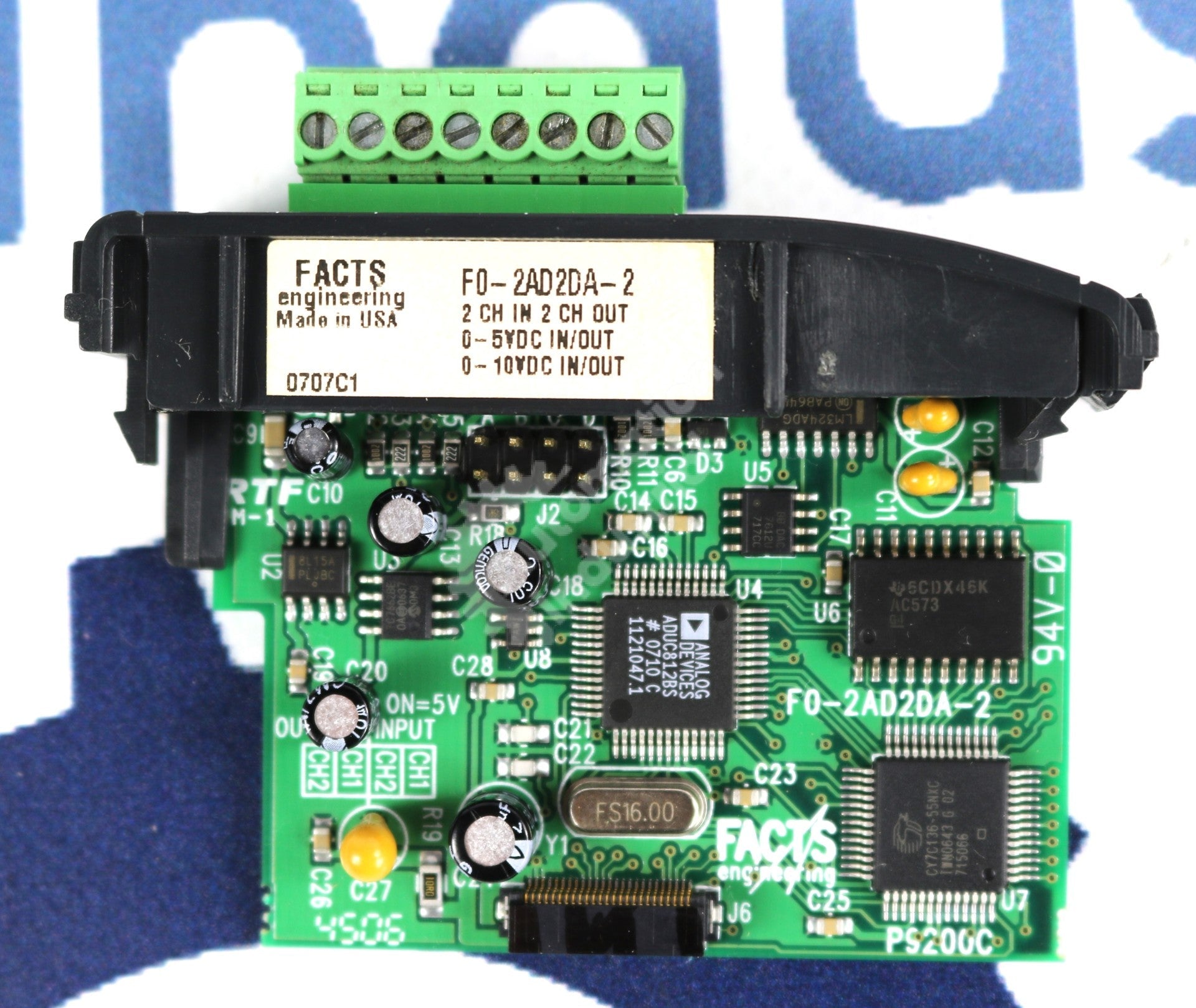 F0-2AD2DA-2 by Facts Engineering 5-10VDC 2 Channel Input/Output Analog Combo Module DL05/06 DirectLOGIC 05 and 06