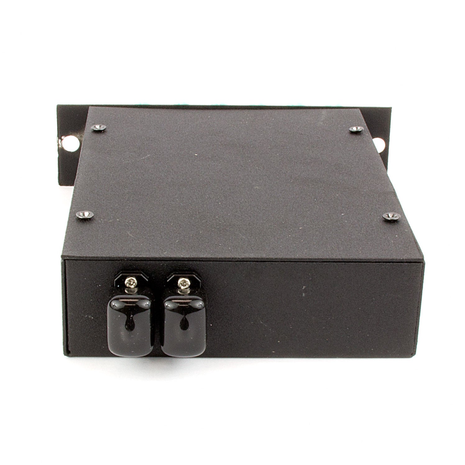 24-fiber MTP Cassette, 50µm OM3 10G Multimode Fiber, 2 rear MTP/female Port, 6 LC Quad Ports Front