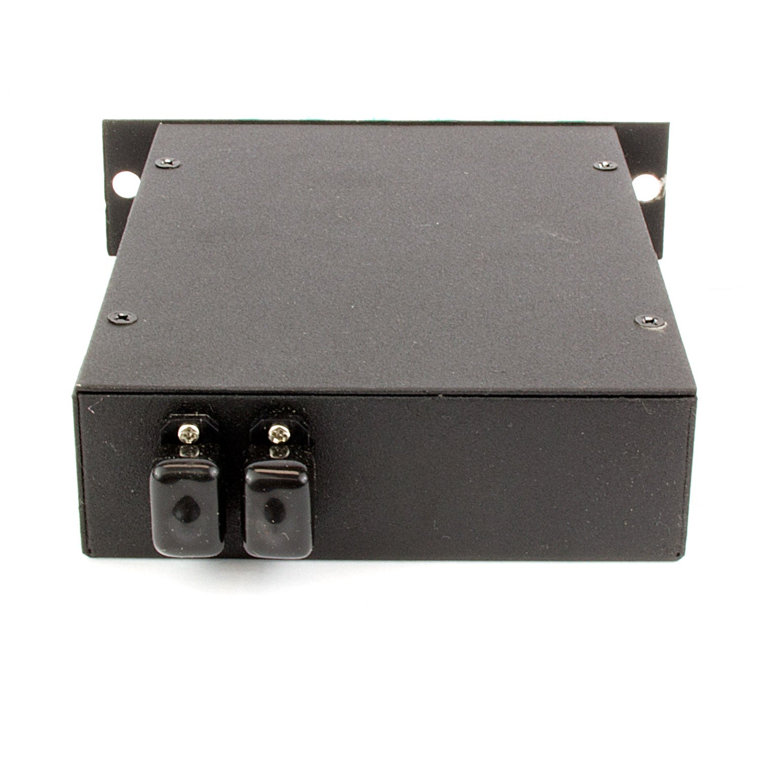 24-fiber MTP Cassette, 50µm OM3 10G Multimode Fiber, 2 rear MTP/male Port, 6 LC Quad Ports Front