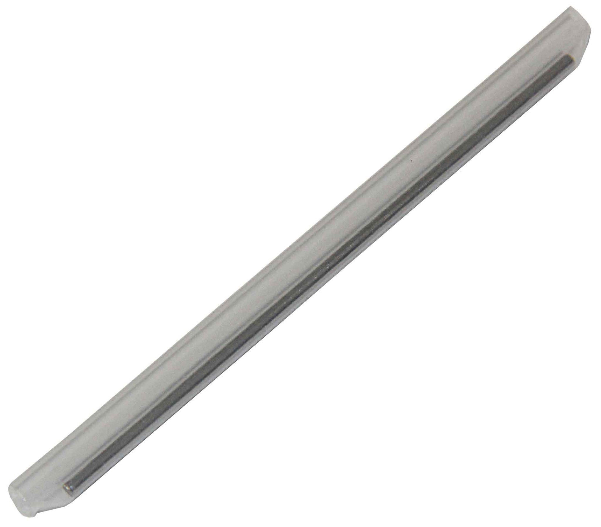 Dia. 2.5mm x 60mm(L) Steel Member Fusion Splice Sleeve - Pack of 50 pcs, Clear Color