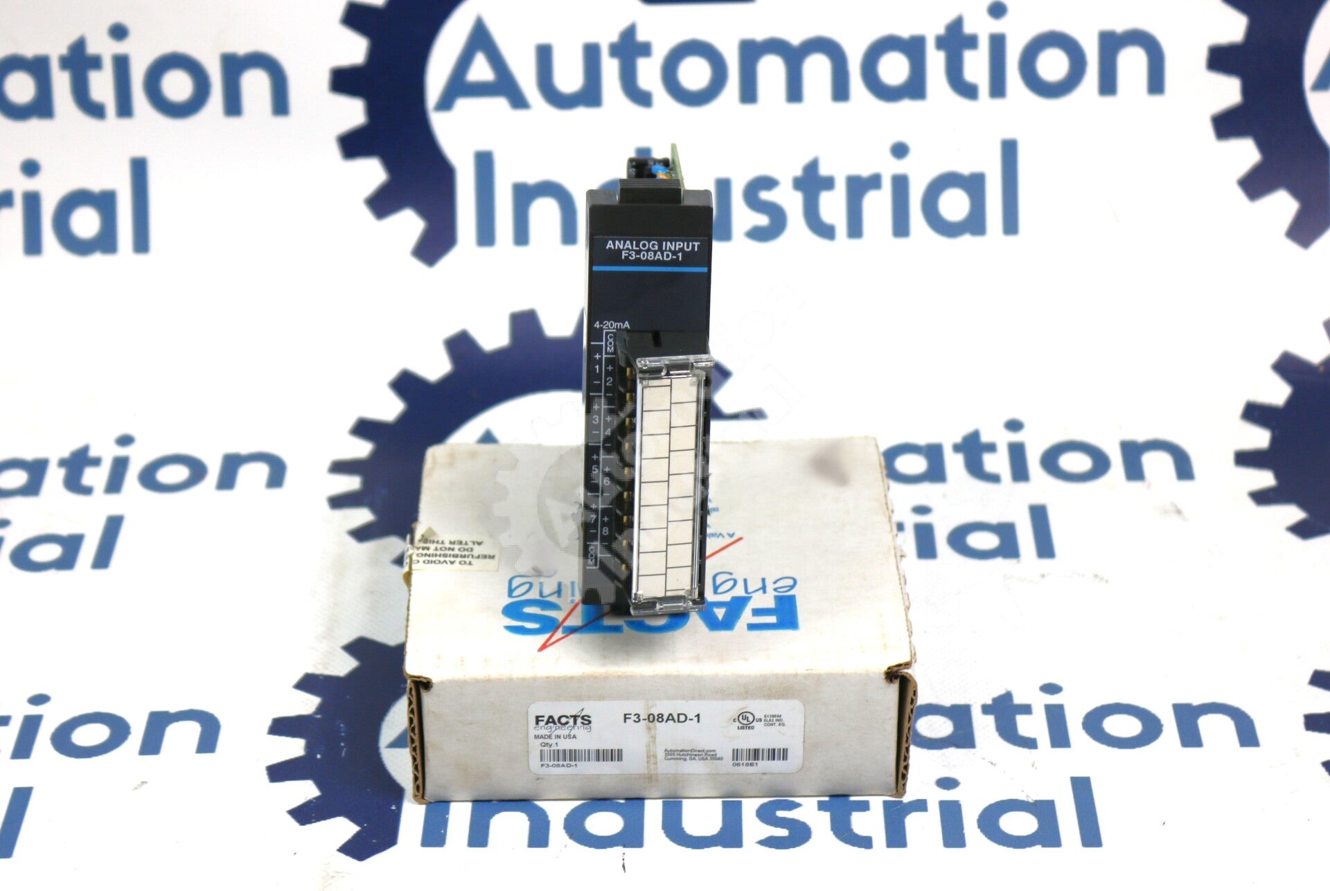 F3-08AD-1 By Automation Direct 8 Channel Analog Input Module NSFP