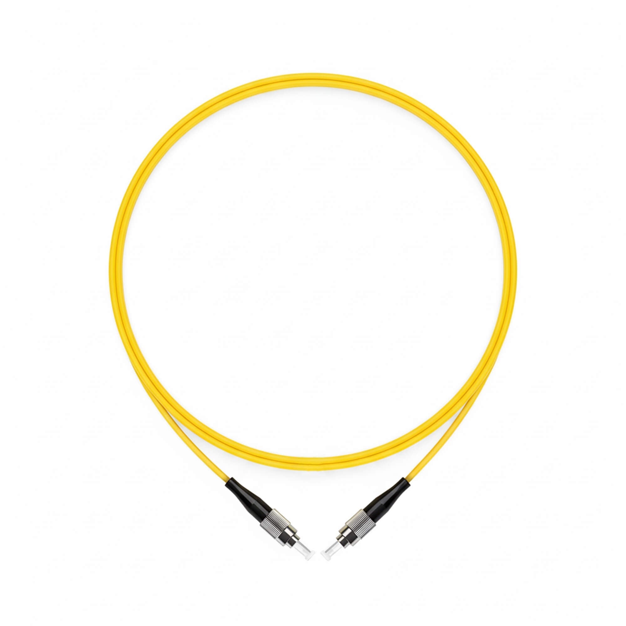 NSComm FC UPC to FC UPC Simplex Single Mode Fiber Patch Cable, 1 Fiber, 2.0mm OFNR