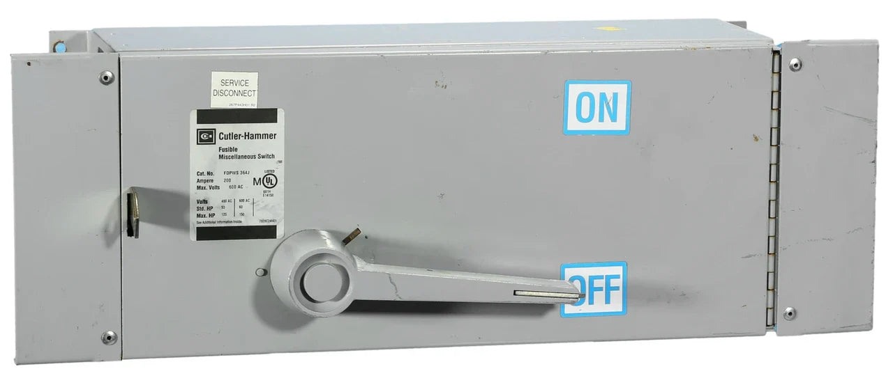 Cutler Hammer FDPWS324R Fusible Panel Board Switch