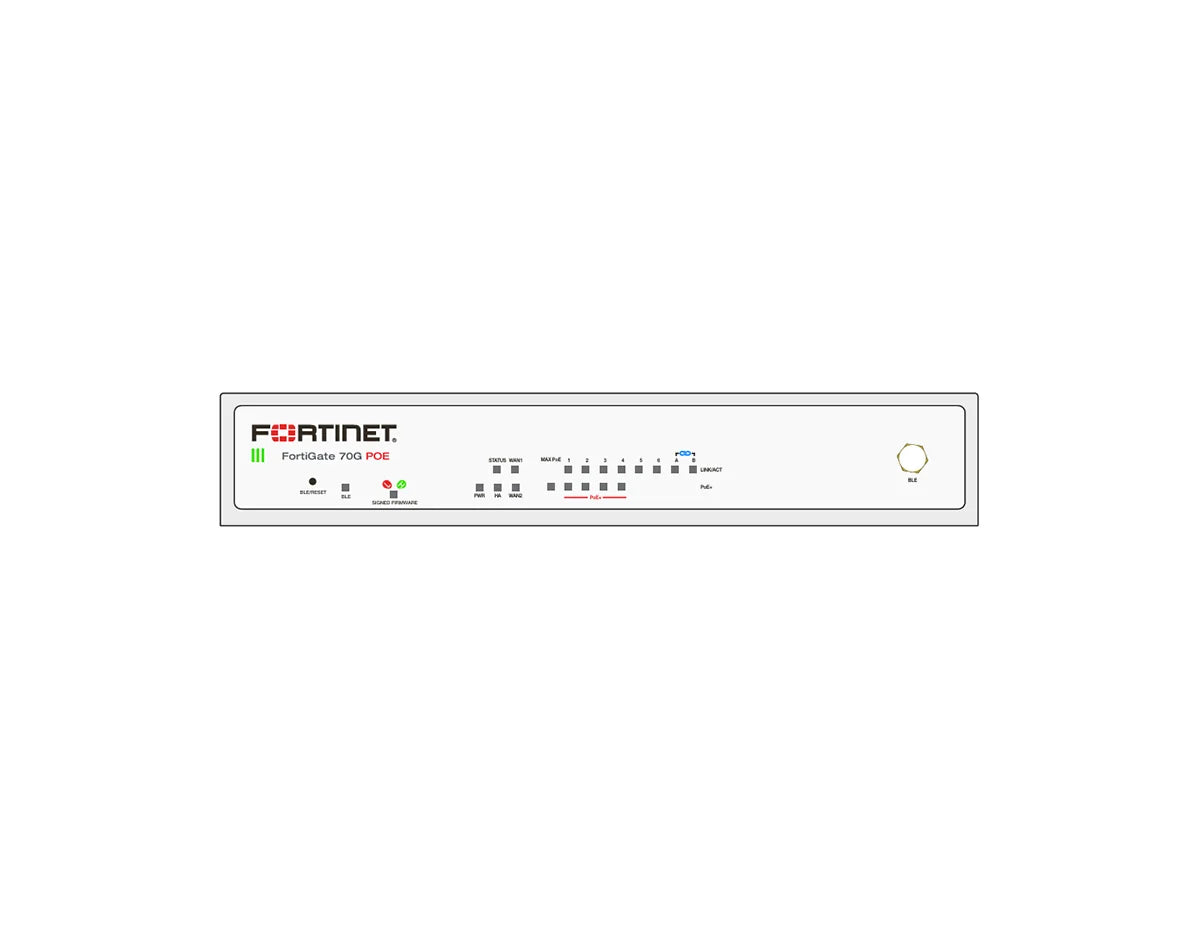 Fortinet FortiGate 71G-POE Unified Threat Protection 5-Year Bundle (FG-71G-POE-BDL-950-60)