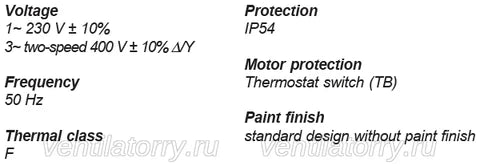 FL050-VDK.4I.V5L ZIEHL-ABEGG Axial Fan
