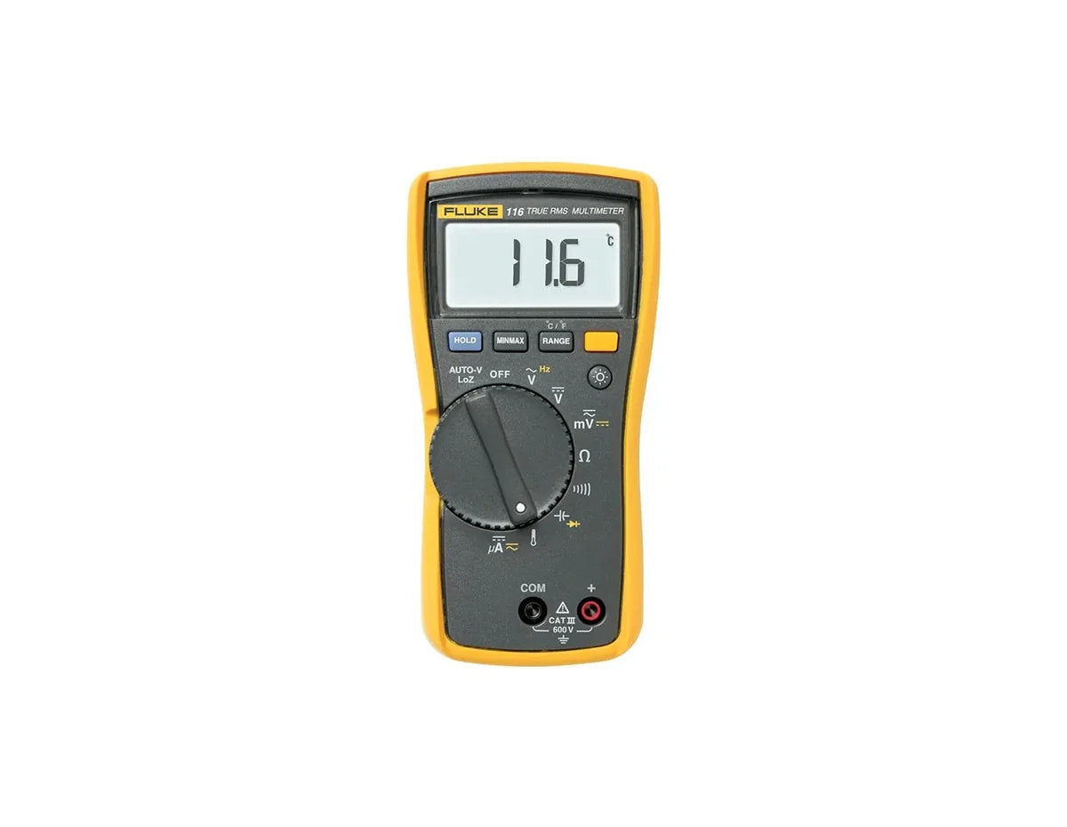 Fluke 116 HVAC True-RMS Multimeter with Temperature and Microamps
