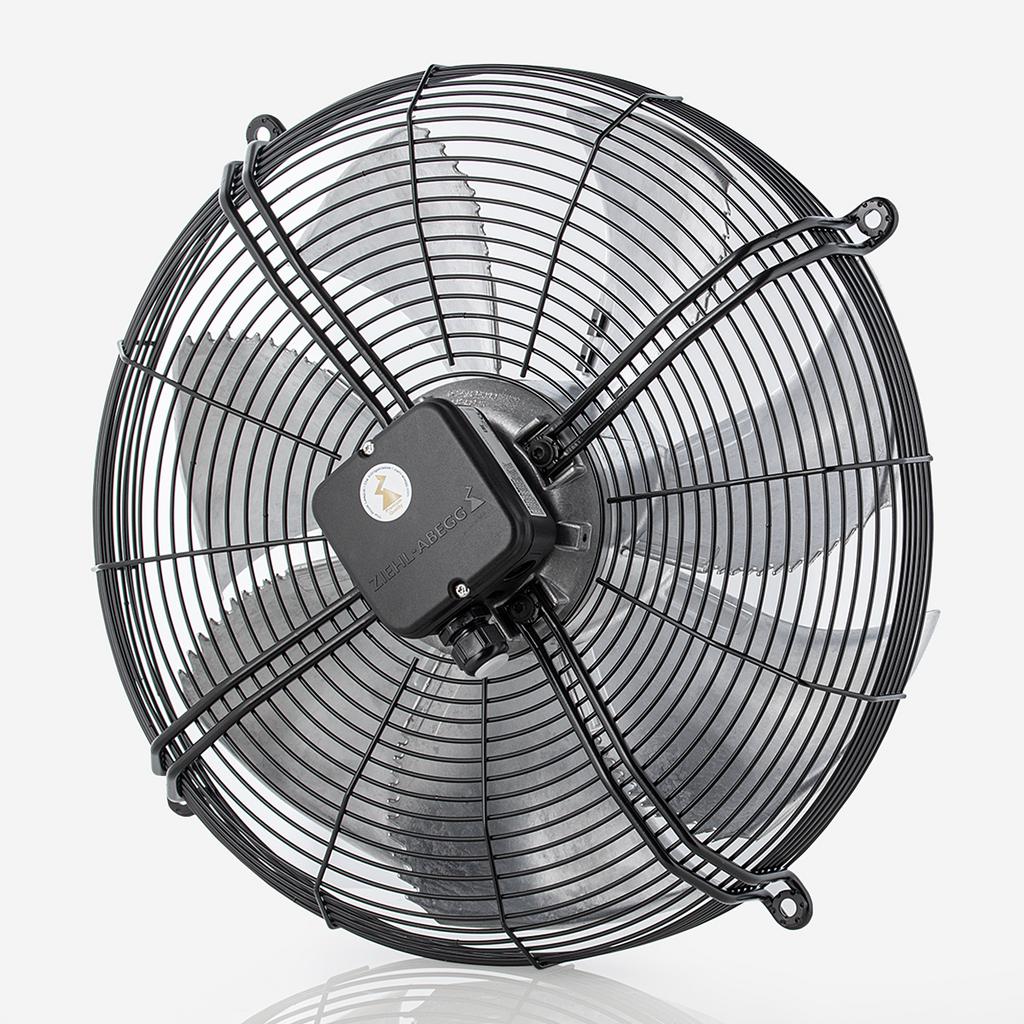 FN045-SDK.4F.V7P1  ZIEHL-ABEGG Axial Fan 400V 0.18/0.10kW 0.50/0.24A 900/630rpm