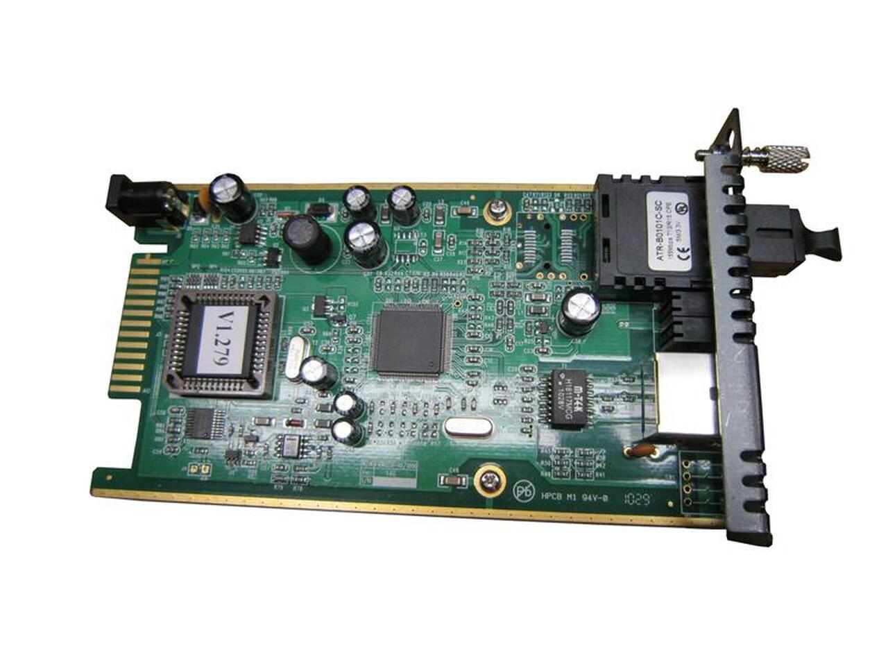 FRM220-10/100-SC20B Fast Ethernet WDM BiDi single strand singlemode fiber media converter, 20Km B type