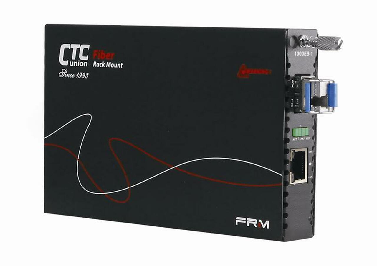 FRM220-1000MS-SM80 Gigabit Ethernet to 1000Base-ZX singlemode fiber media converter, 1550nm LC 80Km, managed