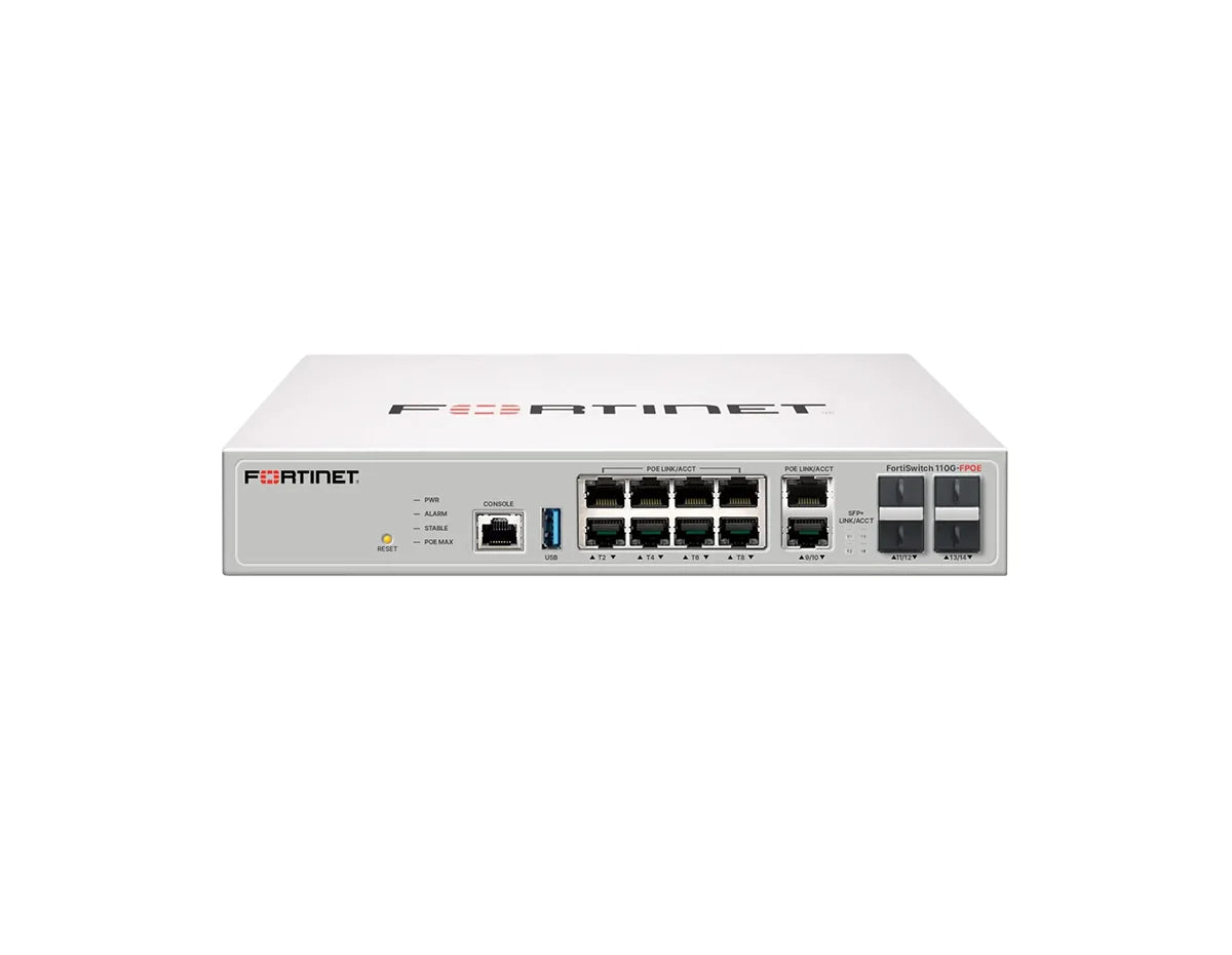 Fortinet FortiSwitch FS-110G-FPOE Managed PoE++ Switch