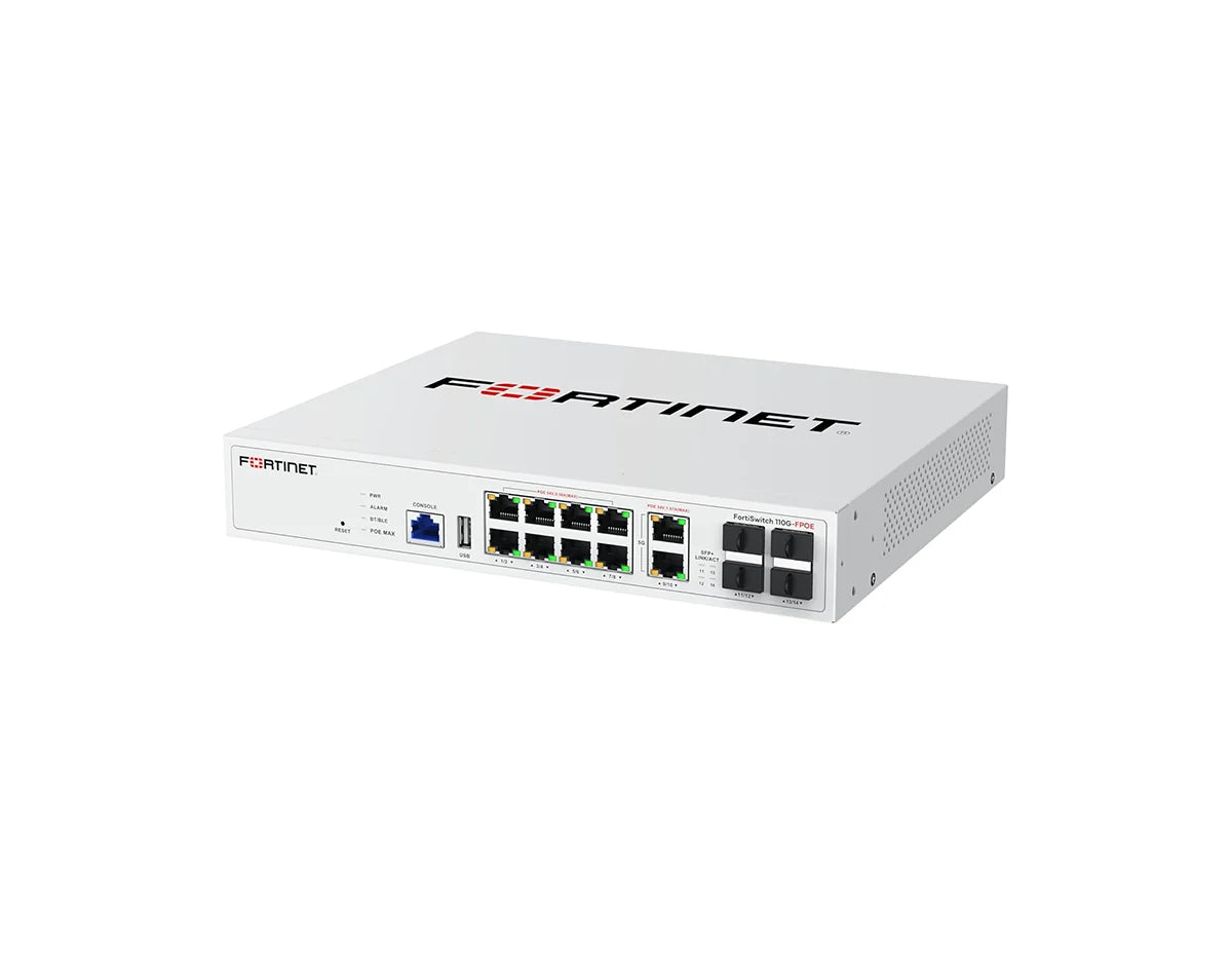 Fortinet FortiSwitch FS-110G-FPOE Managed PoE++ Switch