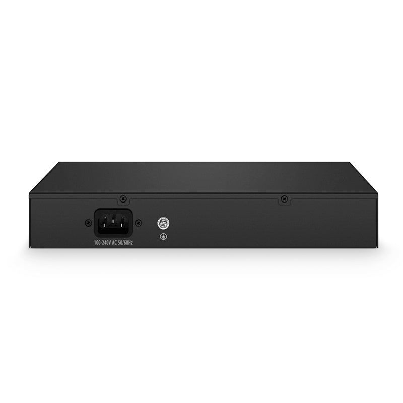 FS-S3150-8T2FP, 8-Port Gigabit Ethernet L2+ PoE+ Switch, 8 x PoE+ Ports@130W, with 2 x 1Gb SFP, Fanless