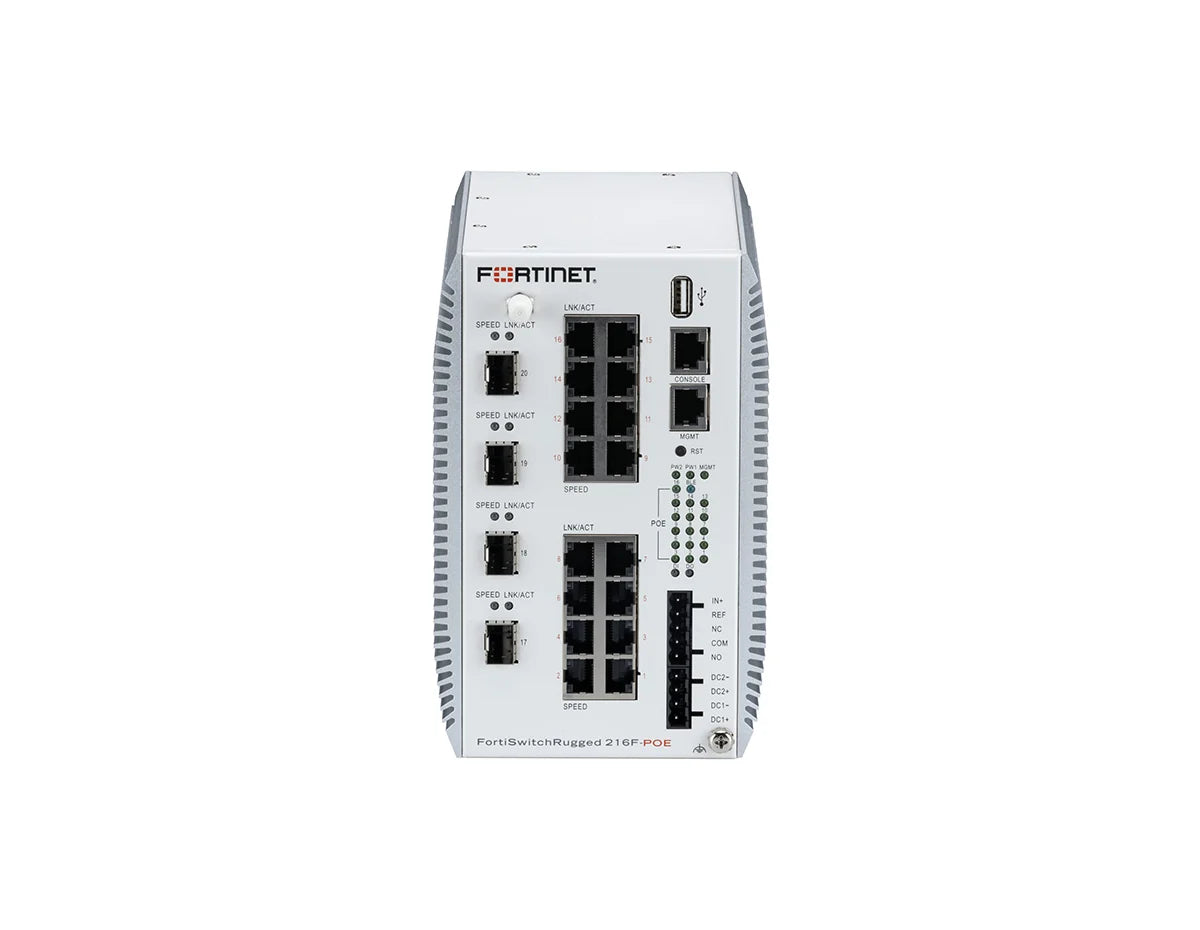 Fortinet FortiSwitch FSR-216F-POE Industrial PoE Switch