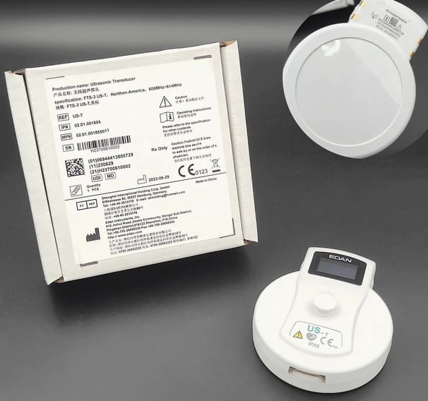 EDAN Wireless Uterine Contraction Pressure Transducer FTS-3 TOCO-T, 608MHz–614MHz