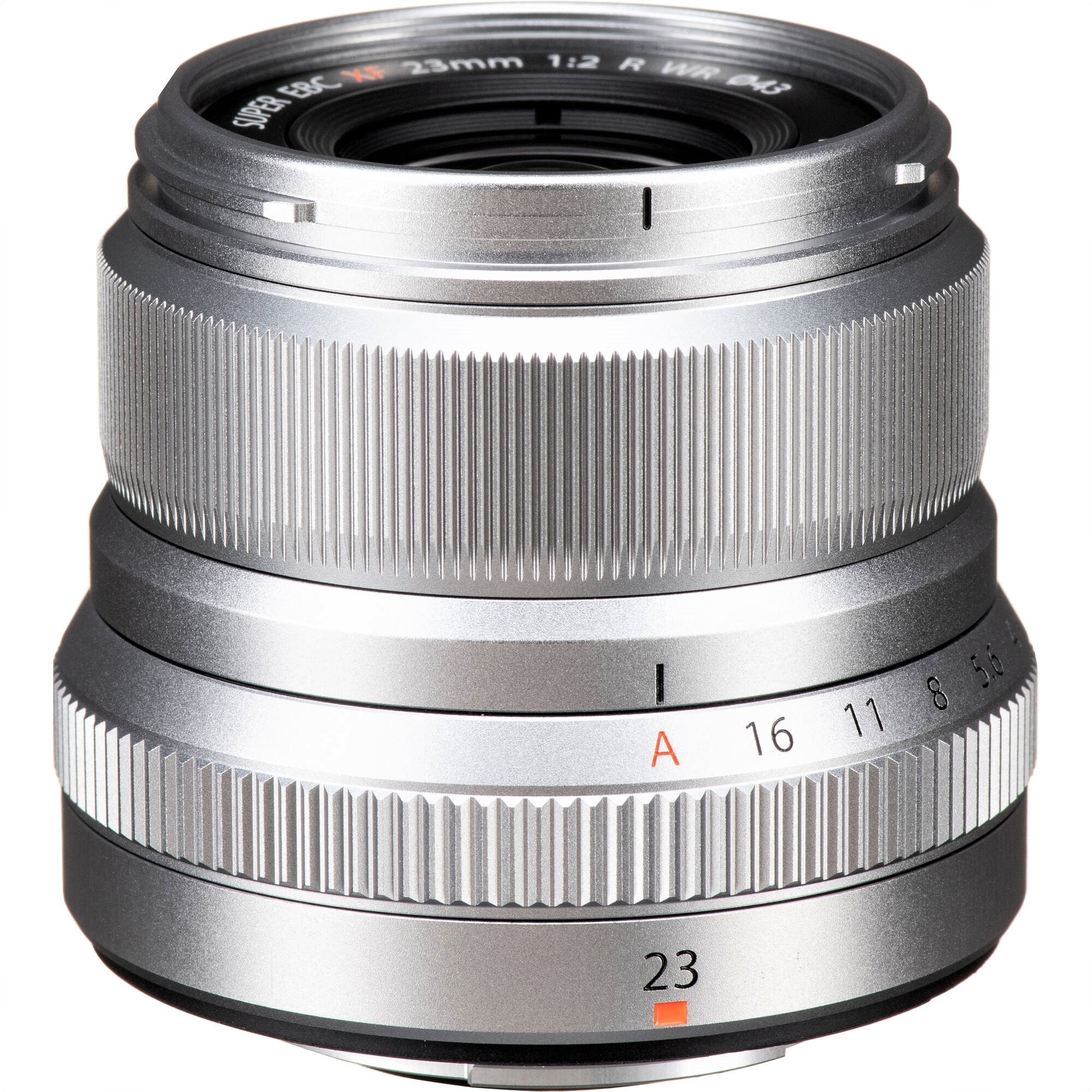 Fujifilm XF 23mm F/2 R WR Lens (Black & Silver)