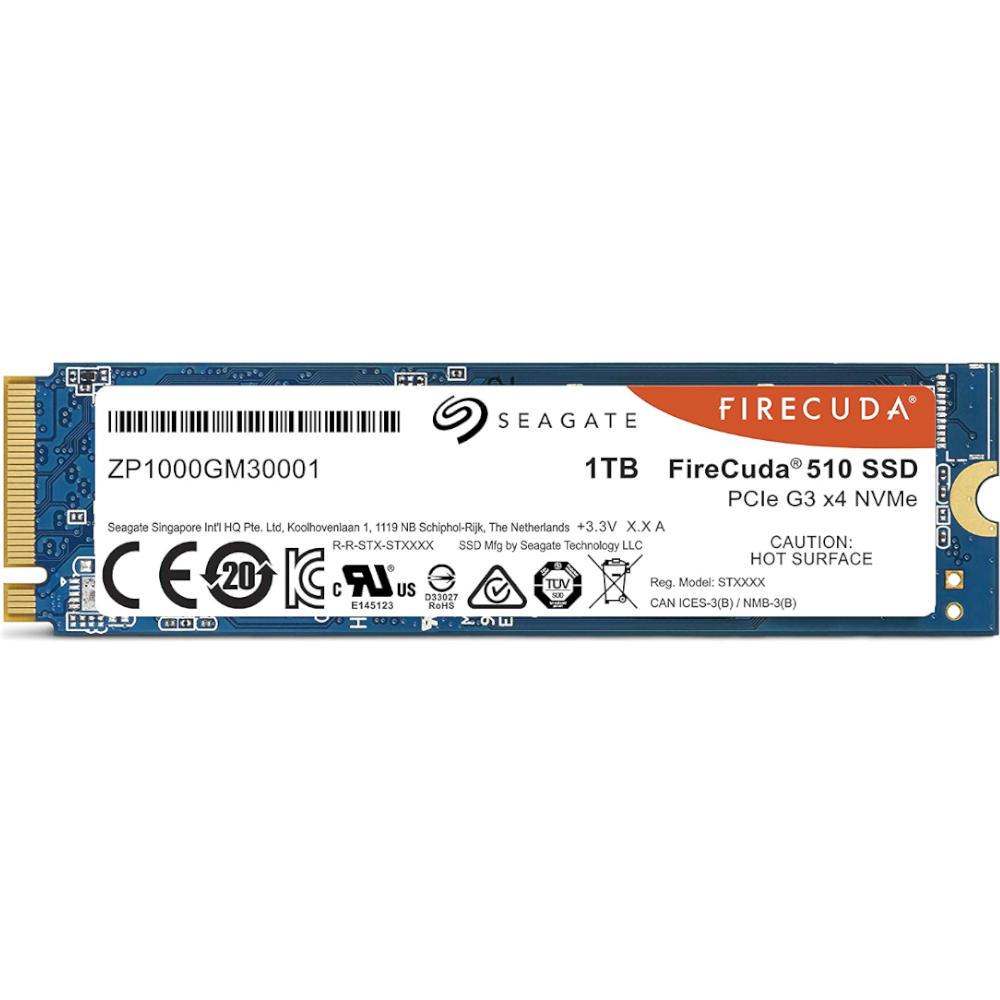 Seagate FireCuda 510 ZP1000GM30011 ZP1000GM30001 1TB PCIe Gen 3.0 x4 4GB/s 3D TLC M.2 2280 Refurbished SSD