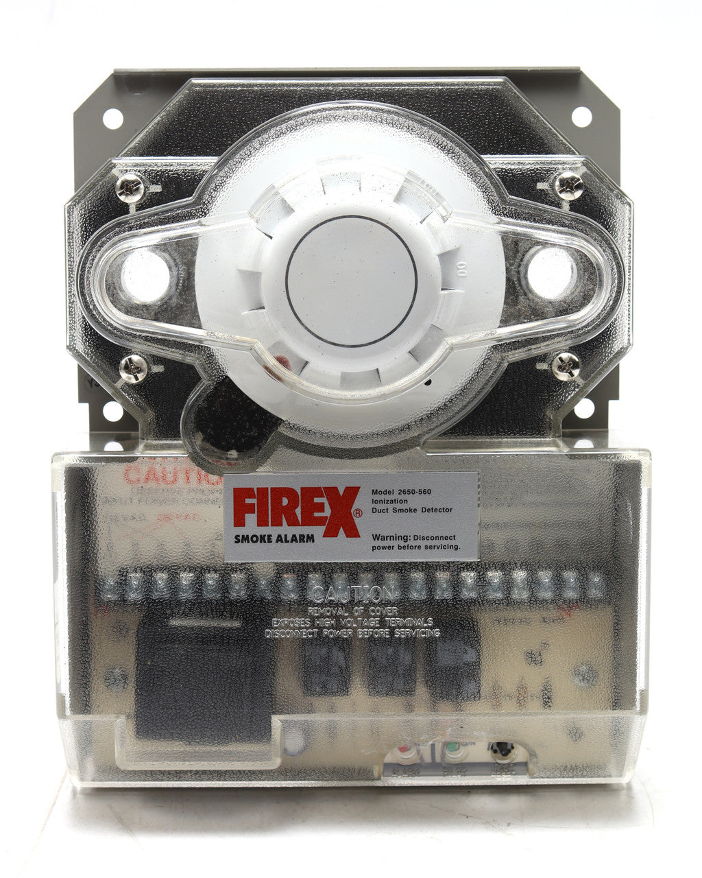 Firex 2650-560 Universal Voltage Ionization Duct Smoke Detector for HVAC Fire Protection