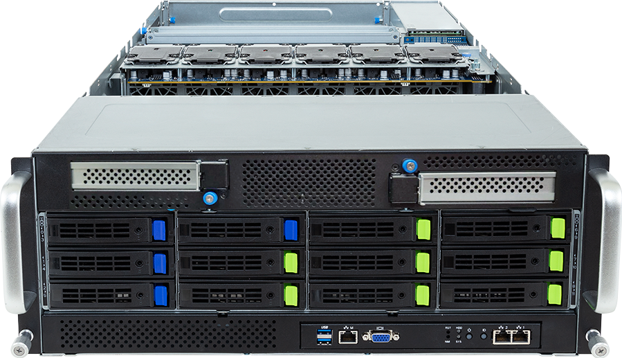 Gigabyte G494-SB0-AAP1 4U Dual Intel Xeon 6th Gen 32x DDR5 8x Gen5 NVMe Server