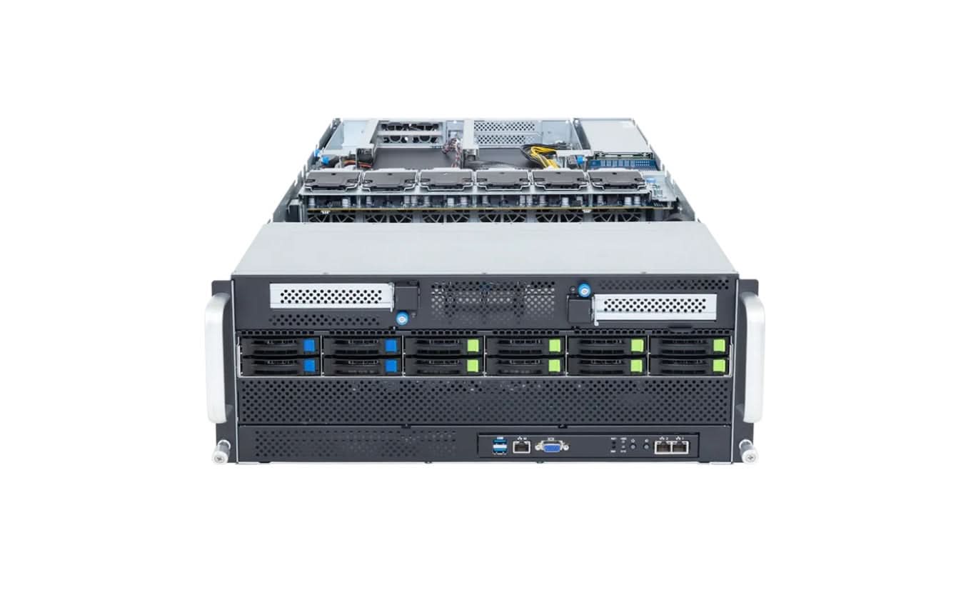 Gigabyte G494-ZB1-AAP2 AMD EPYC DDR5 4U Rackmount/GPU Server