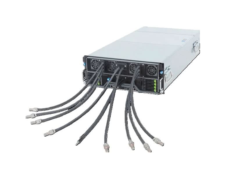 Gigabyte G4L3-ZX1-LAT4 MI355X OAM AMD EPYC 4U Rackmount/GPU Server