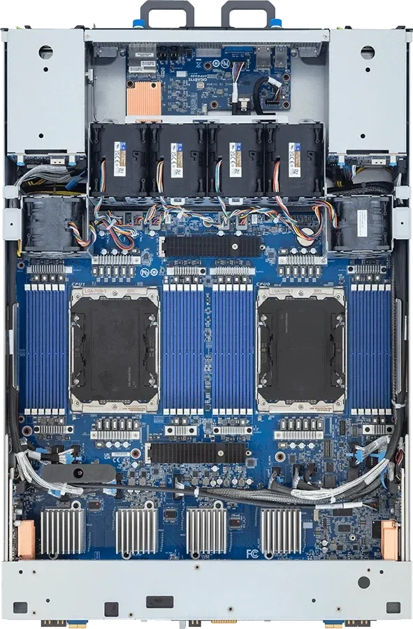 Gigabyte G894-AD3-AAX7 HPC/AI Intel Xeon 6 Processors DP NVIDIA HGX B300 8U Server