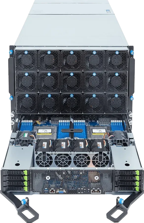 Gigabyte G894-ZD3-AAX7 HPC/AI AMD EPYC DP NVIDIA HGX B300 8U Server