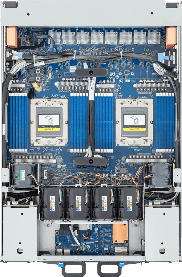 Gigabyte G894-ZD3-AAX7 HPC/AI AMD EPYC DP NVIDIA HGX B300 8U Server