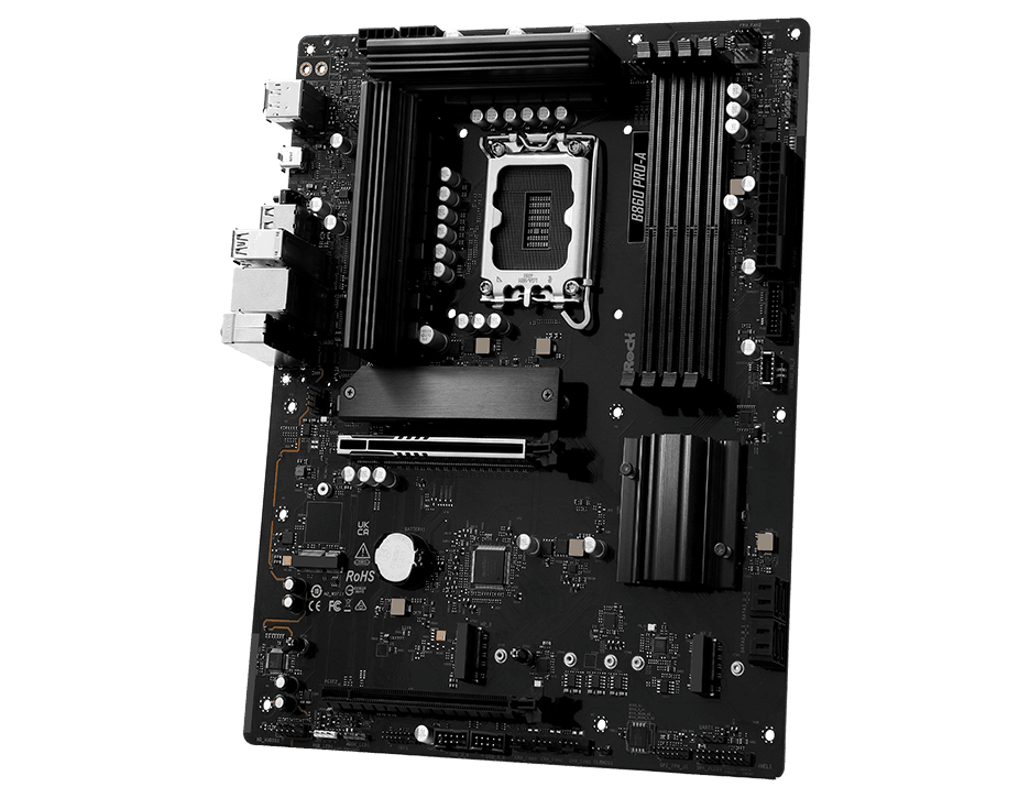 ASRock MB B860 Pro-A B860 LGA1851 Max256GB DDR5 ATX Retail