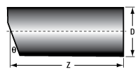 T-GRIN2913 - GRIN Lens, Ø1.8 mm, 0.29 Pitch, 0°, 1300 nm Design Wavelength, AR Coated: 1250 - 1650 nm