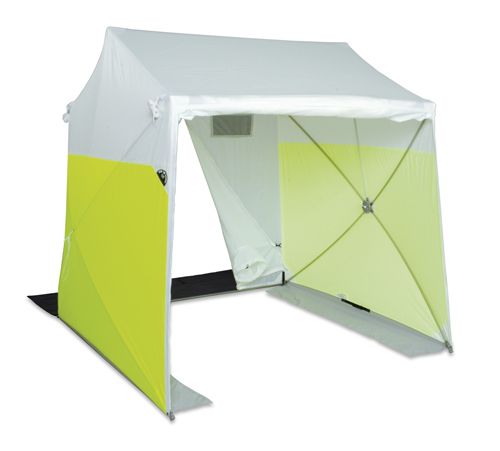 Pop N Work GS8823A Pop Up Ground Tent, 8' X 8' w/ Two Doors