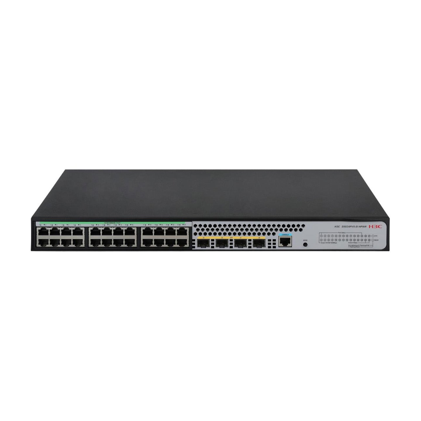 H3C S5024PV5-EI-HPWR 24-Port PoE+ High-Power Gigabit Access Switch
