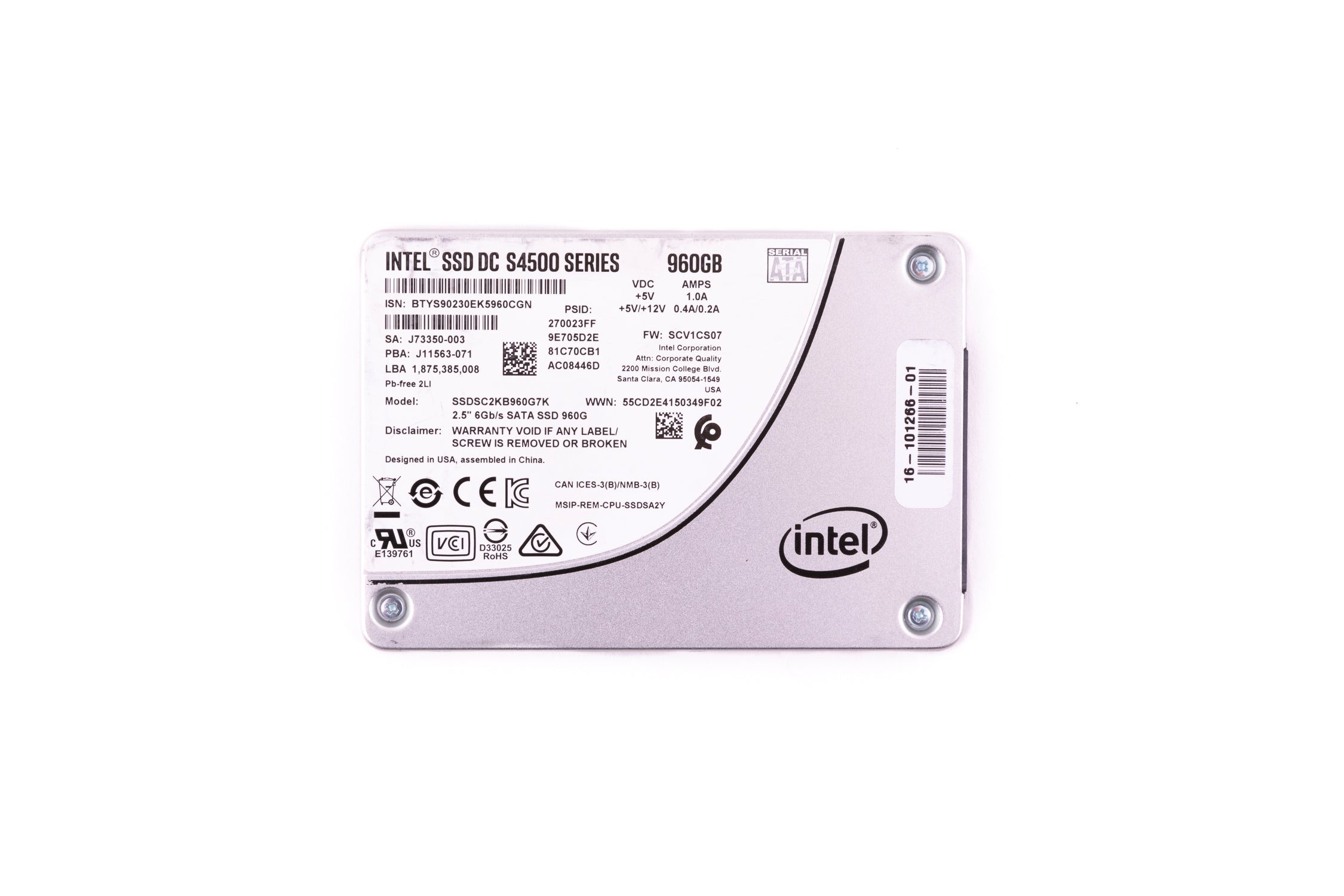 SSDSC2KB960G7K