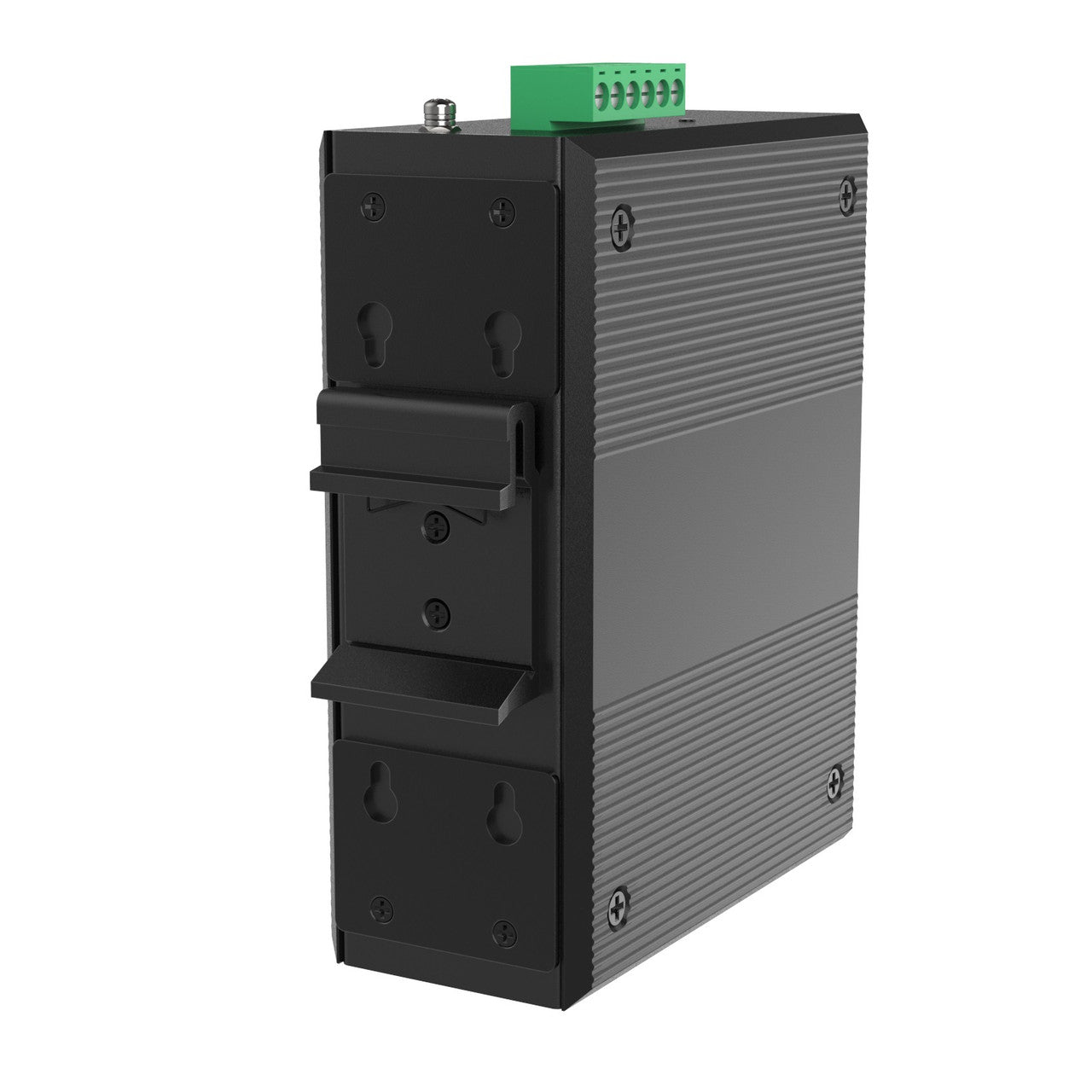 HGW-802SM - 8x RJ45 +2x SFP ports Gigabit Ethernet Managed Industrial fiber switch, DIN rail mount, -40 to +75 Celsius