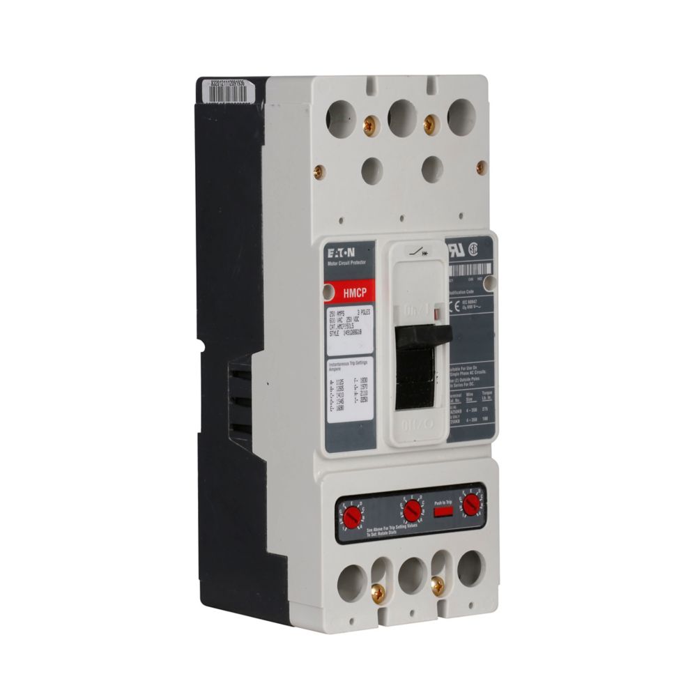 HMCP250J5C | Eaton Series C 250A 3-Pole Motor Circuit Protector 600V