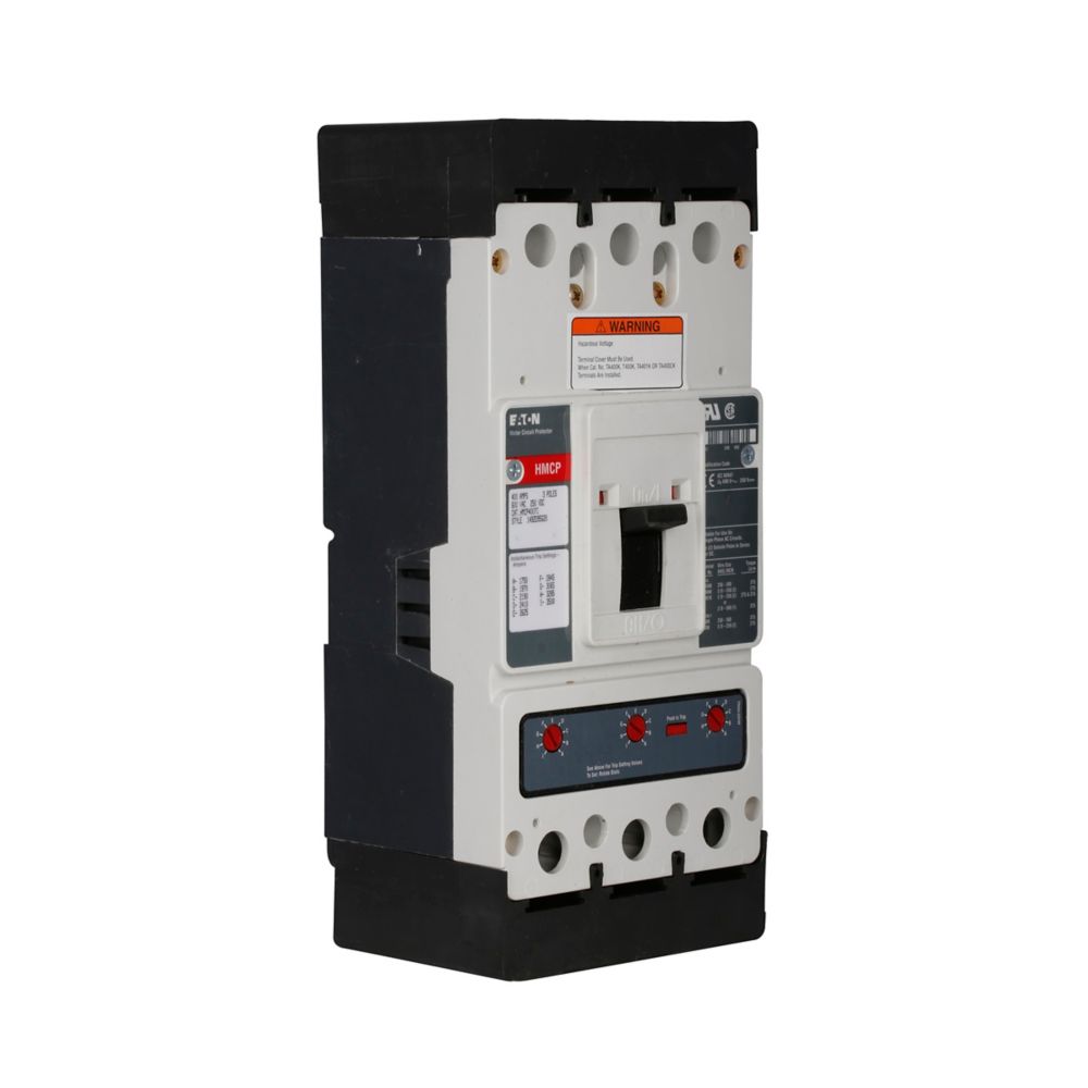Eaton HMCP400X5W Series C 400A 3-Pole Motor Circuit Protector for Industrial Motor Protection