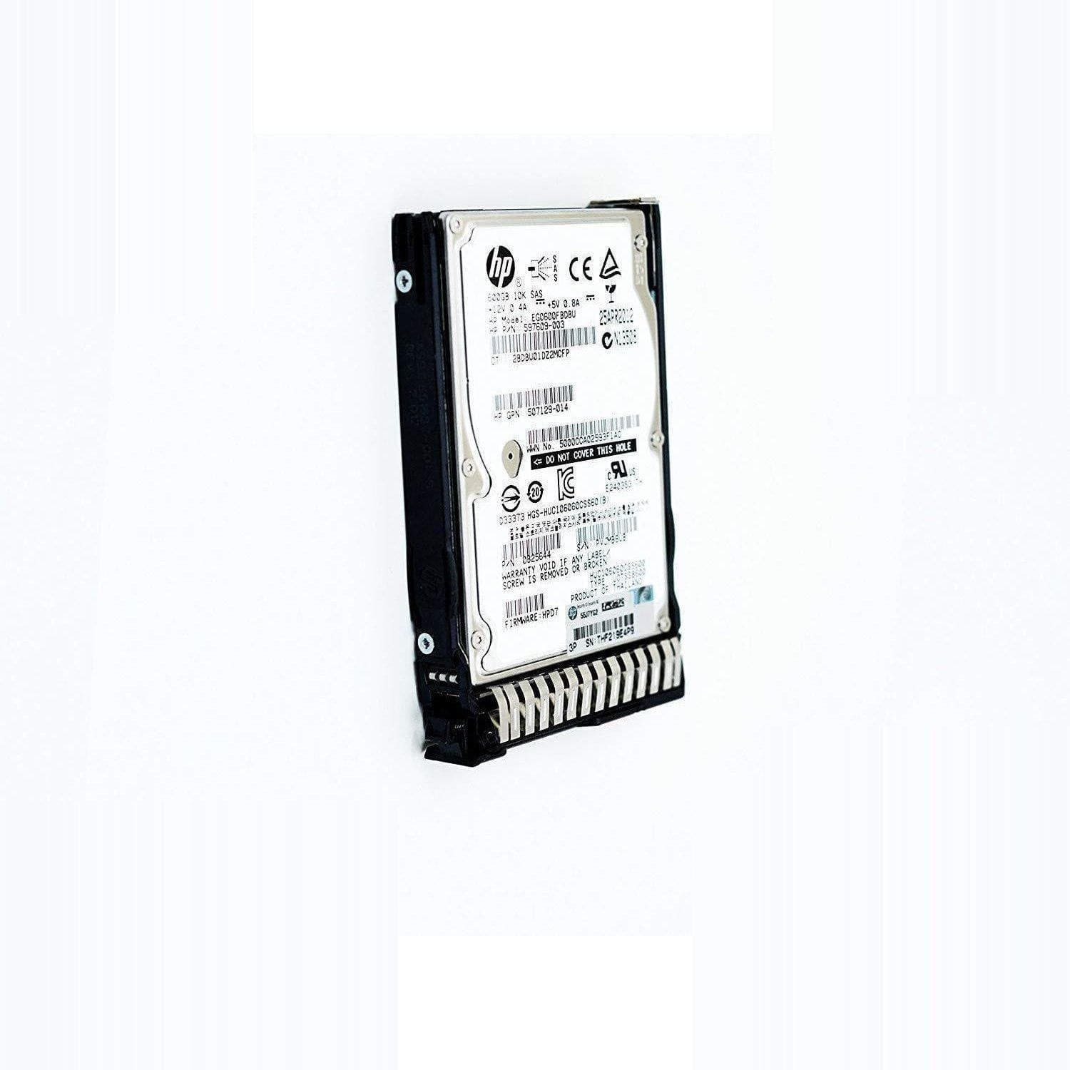 HP 600GB 6G SAS 10K RPM SFF 2.5-Inch SC Enterprise Hard Drive-FoxTI