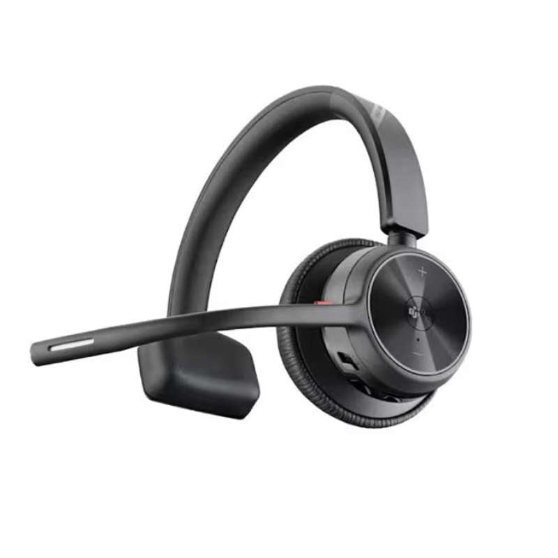 Poly Voyager 4310 Microsoft Teams Certified USB-A Headset + BT700 dongle + Charging Stand (77Y93AA)