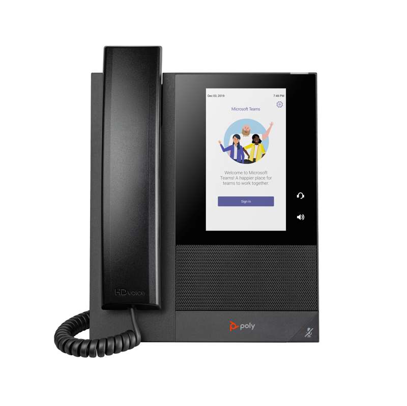 Poly CCX 400 Business Media Phone for Microsoft Teams with PoEâ€‘Enabled, TAAâ€‘Compliant, US (848Z9AA#ABA)