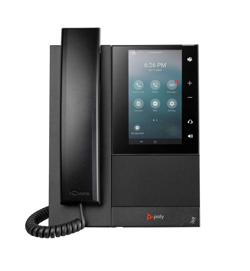 Poly CCX 400 Business Media Phone for Microsoft Teams with PoEâ€‘Enabled, TAAâ€‘Compliant, US (848Z9AA#ABA)