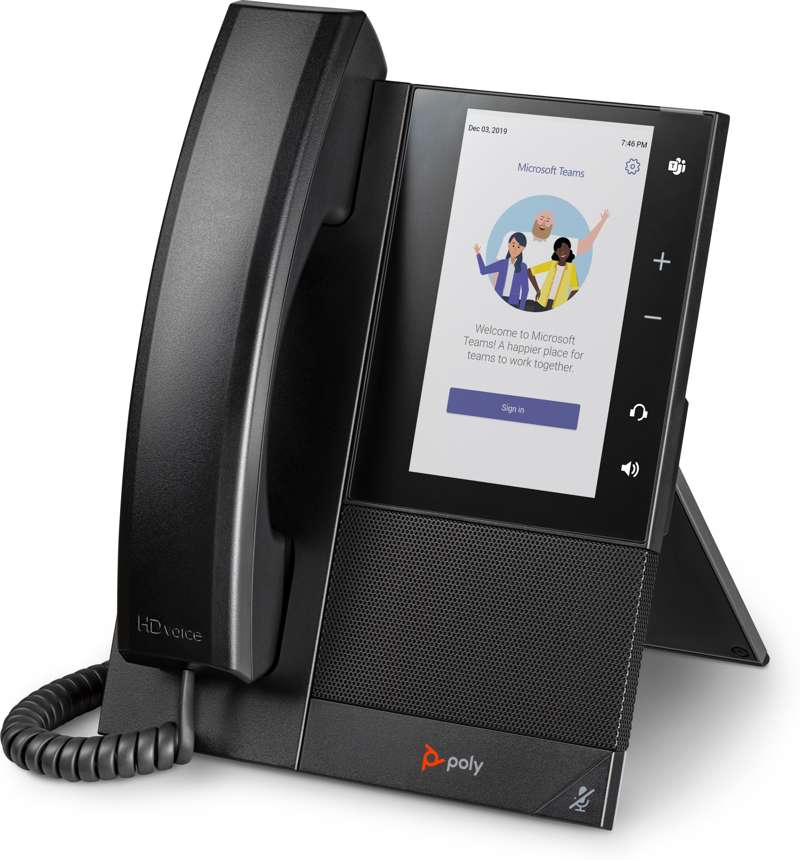 Poly CCX 400 Business Media Phone for Microsoft Teams with PoEâ€‘Enabled, TAAâ€‘Compliant, US (848Z9AA#ABA)
