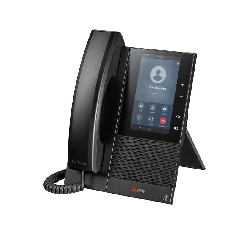 Poly CCX 505 Business Media Phone with Open SIP with Power Supply (84C16AA#ABA)