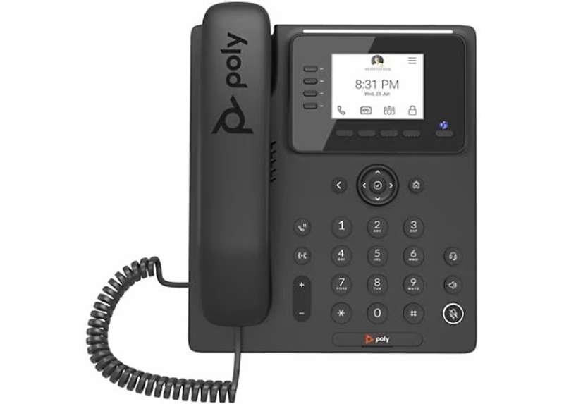 Poly CCX 350 Business Media Phone for Microsoft Teams with PoEâ€‘Enabled, TAAâ€‘Compliant, US (8F3G3AA#ABA)