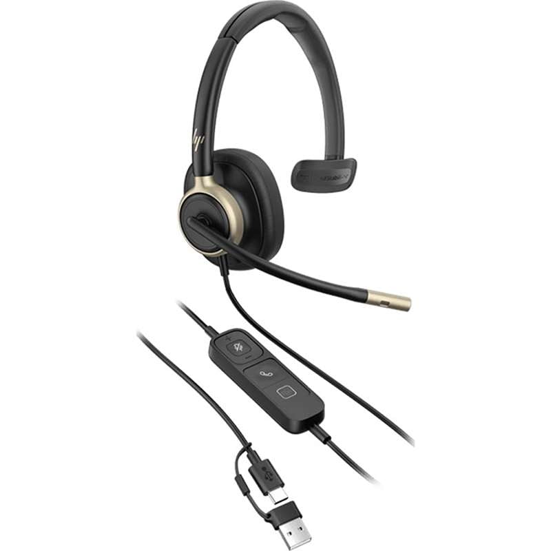 Poly Mission 815 Mono USB‑C Headset (HPP-C01F8A6#AC3) (Bulk)