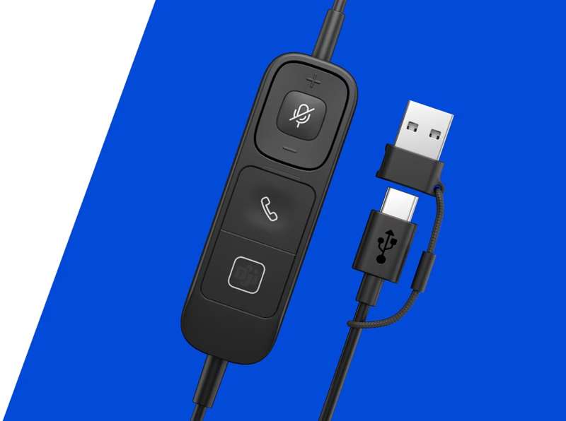 Poly Mission 815 Mono USB‑C Headset (HPP-C01F8A6#AC3) (Bulk)