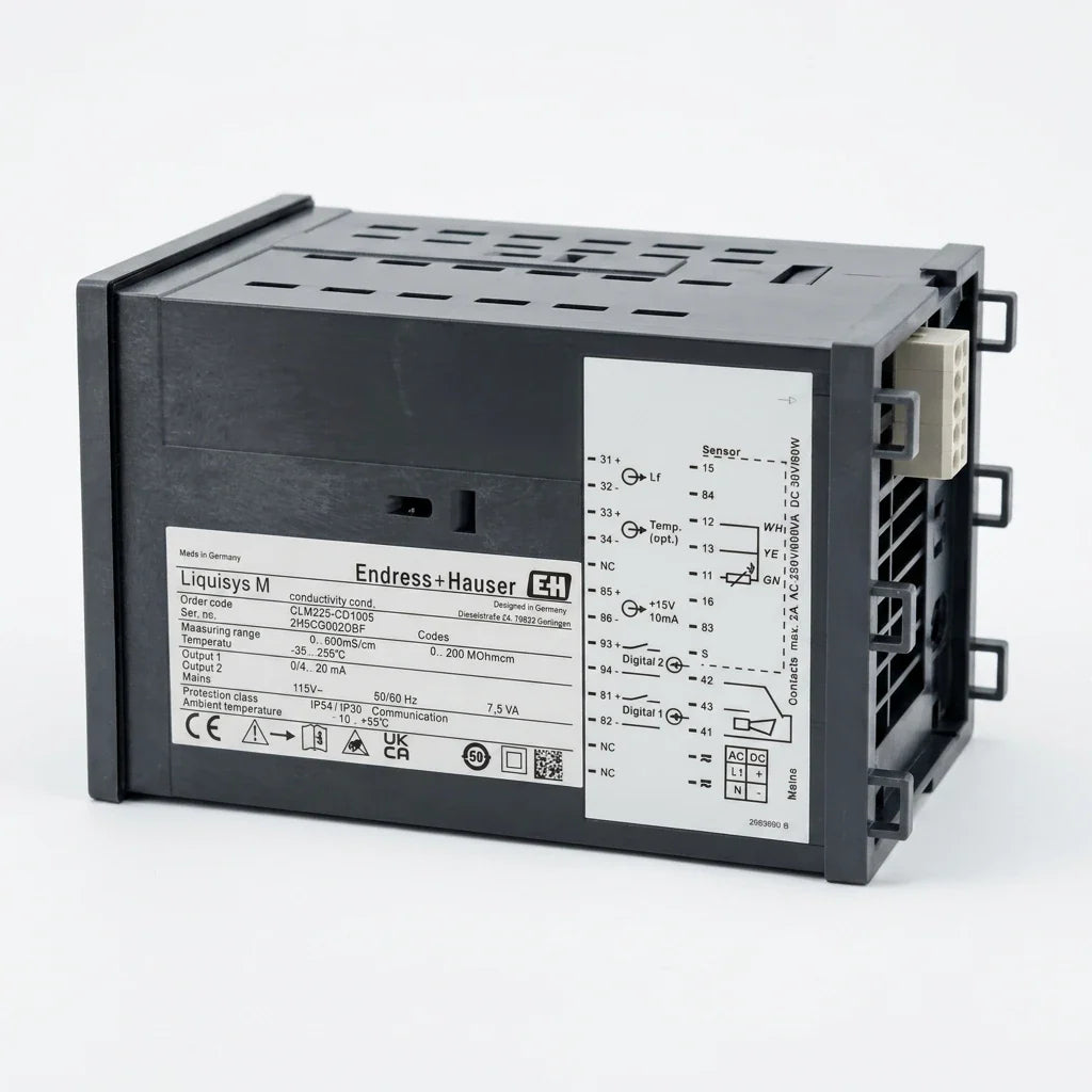 E Ndress+Hauser Conductivity Transmitter Liquisys CLM223 4-wire Transmitter with a Two-line Display 0/4-20 MA, Hart, Profibus