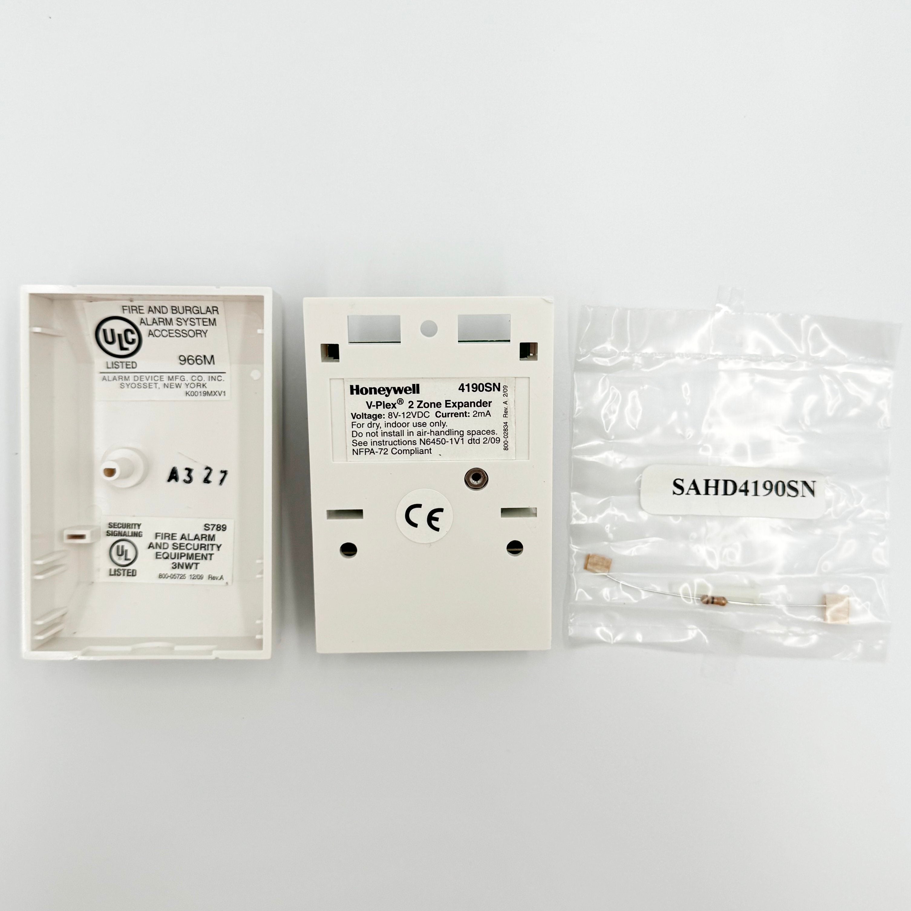 4190SN | Honeywell Ademco Two-Zone Serialized Interface Module