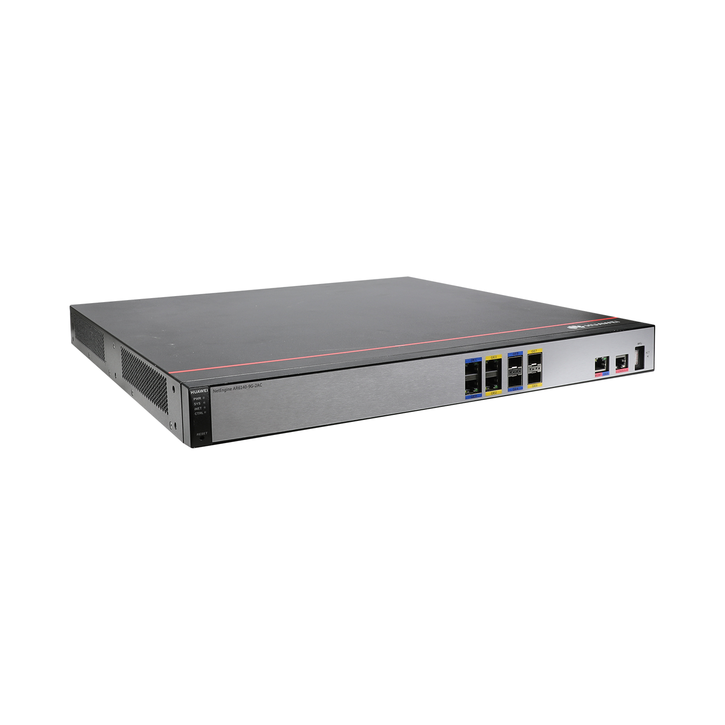 Huawei NetEngine AR6140-9G-2AC – 2 Gbps SRU-400H Router, 8×GE LAN