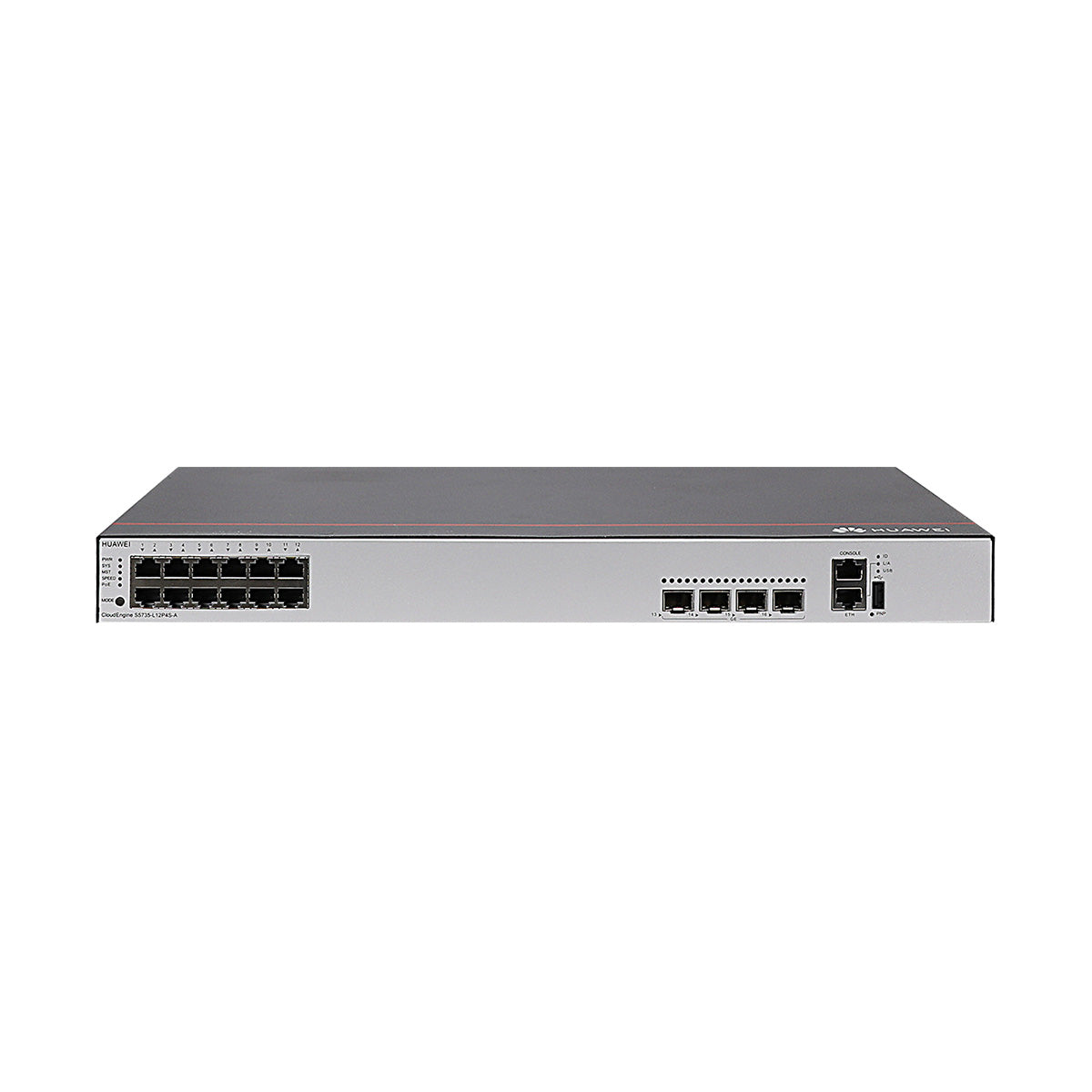 Huawei CloudEngine S5735-L12P4S-A 12-Port Gigabit Layer 3 Managed PoE+ Switch with 4 GE SFP Uplinks